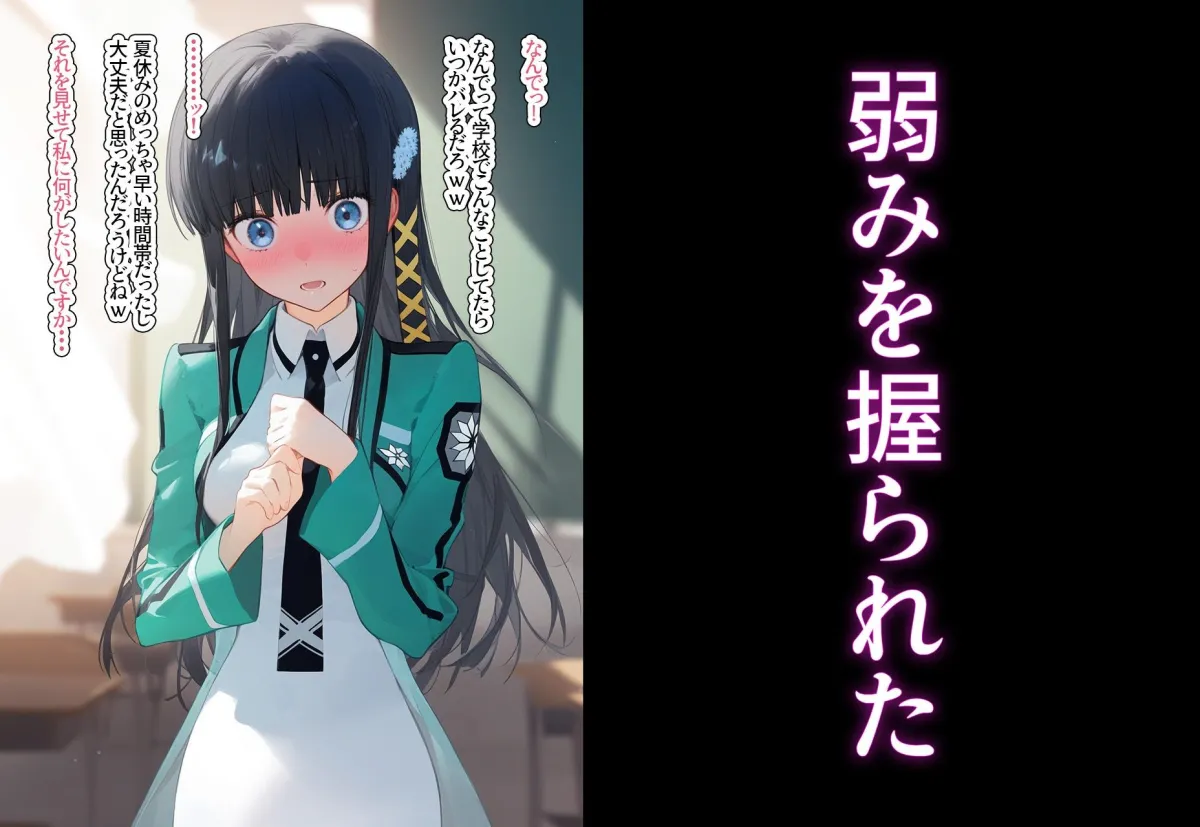 完堕ち！？寝取り物語〜弱みを握られたヒロイン達〜 司波深雪の場合