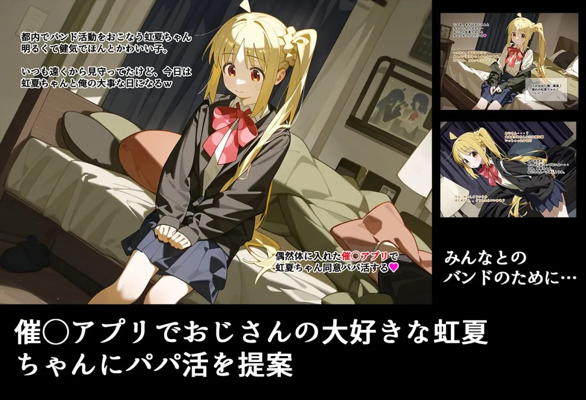 催眠おじさんと、ひみつの・ぱぱかつ！伊地知姉妹編