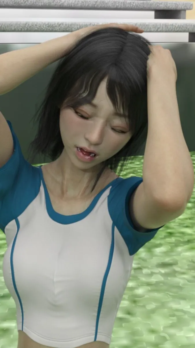 【リアル3D写真集】陸上女子の催眠セックス