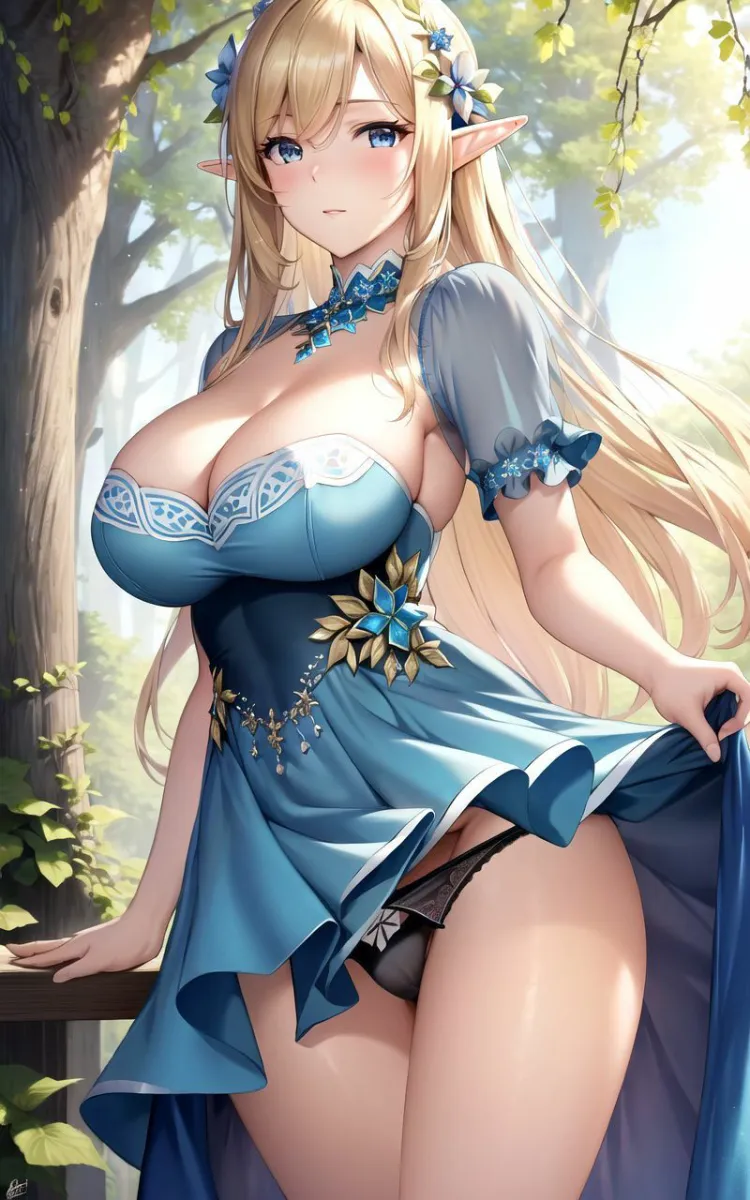 【超高画質グラビア写真集】清楚エルフの下着。ぬきの50枚〜1巻〜