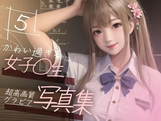 【超高画質グラビア写真集】女子高生の写真集。かわいい50枚〜5巻〜