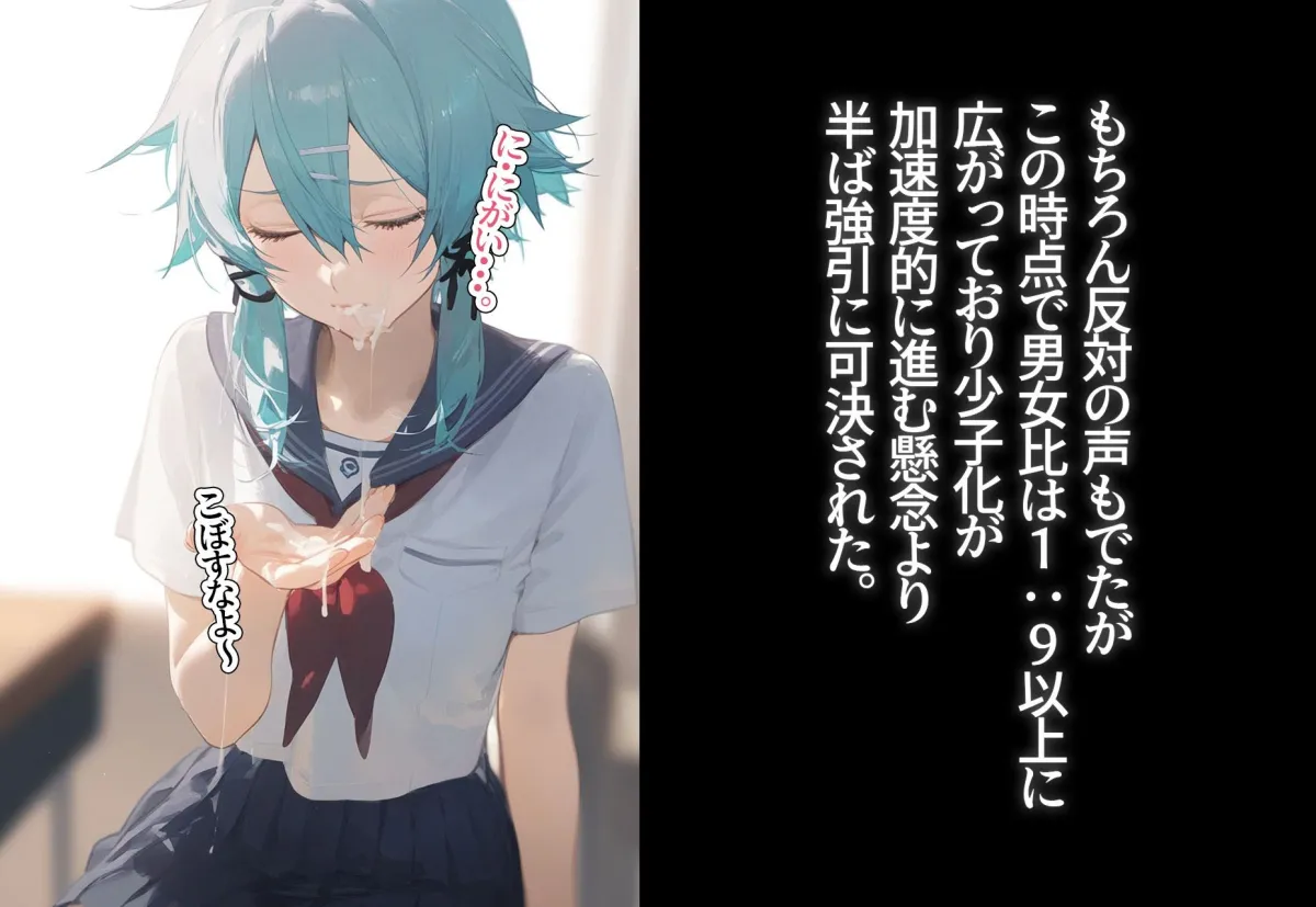 ！種付許可証！〜男が極端に減った社会で...〜シノン編