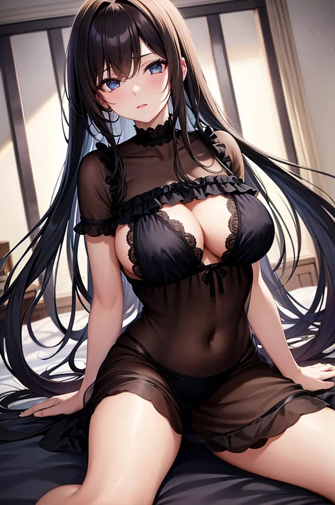 巨乳下着美女【妄想イラスト美女図鑑vol.92】