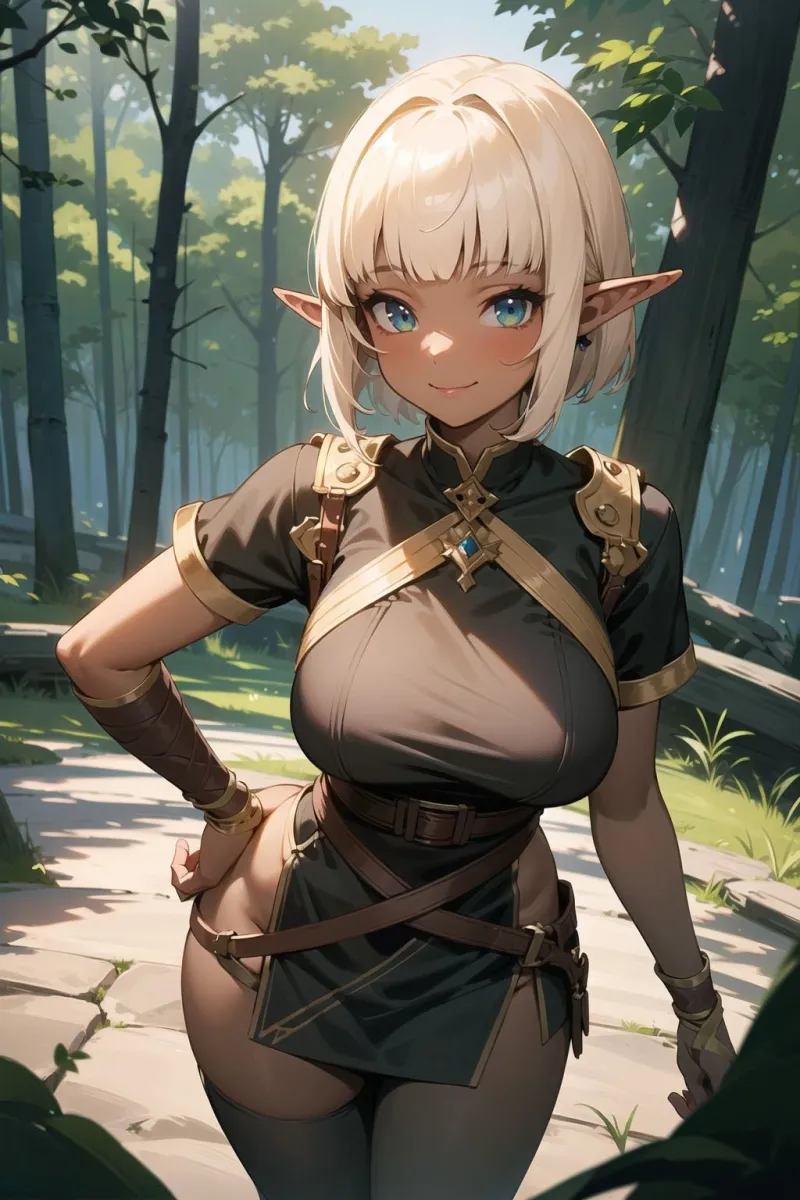 無防備エルフちゃんの災難