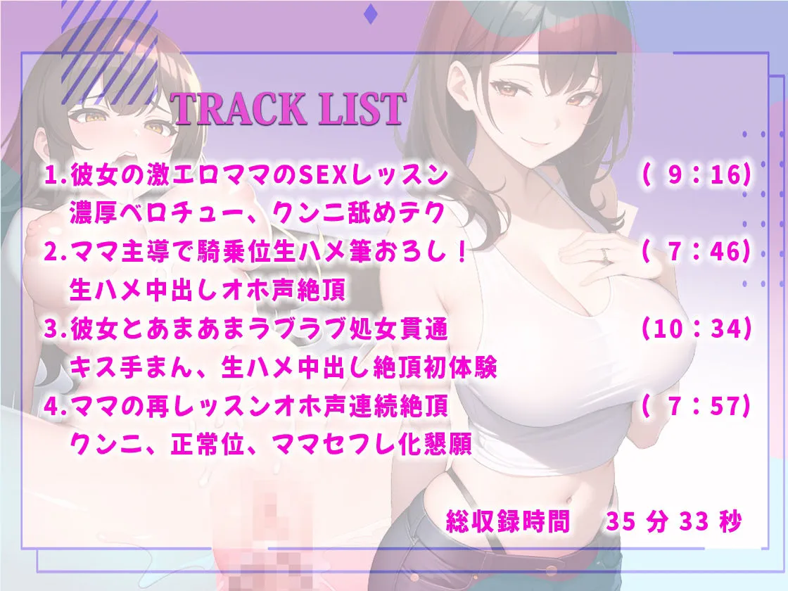 彼女の母親のSEXレッスン娘のために俺におまんこ舐め方挿入までおかげで彼女と初体験大成功！母親セフレ化で親子ハメまくり