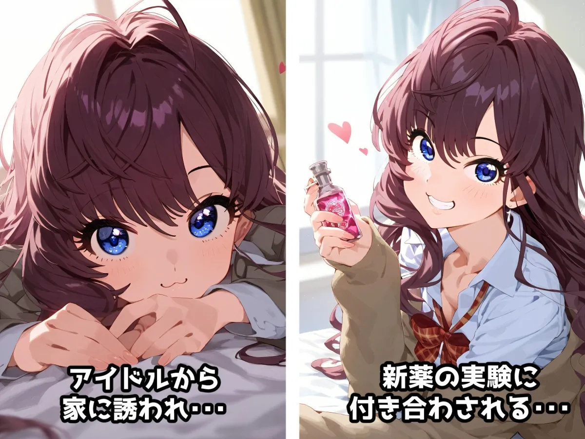 催眠NTR！お薬実験キメセクで最高の快楽！アヘ顔オホ堕ちアイドル事務所！一ノ瀬志希編