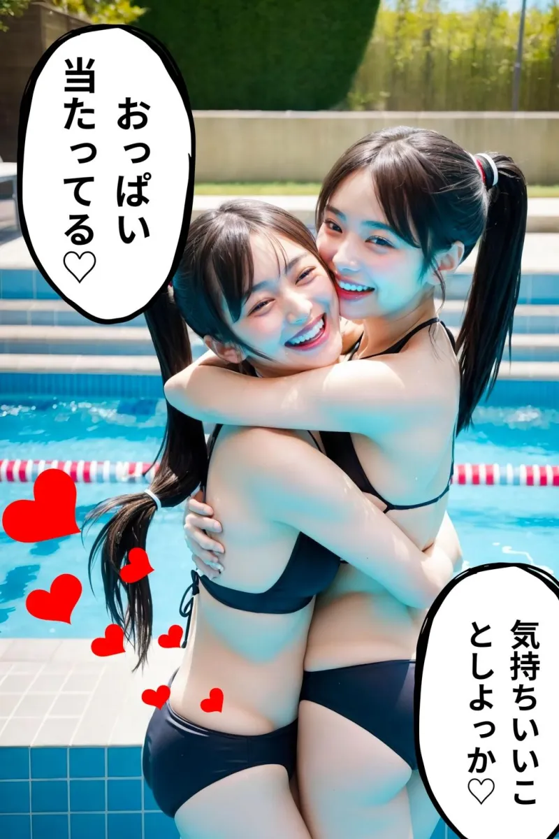 プール美女が可愛すぎる！！【4K高画質】