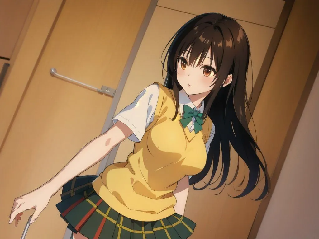 【とらぶる学園】古手川唯の ハレンチ校内露出・どこでもオナニー編