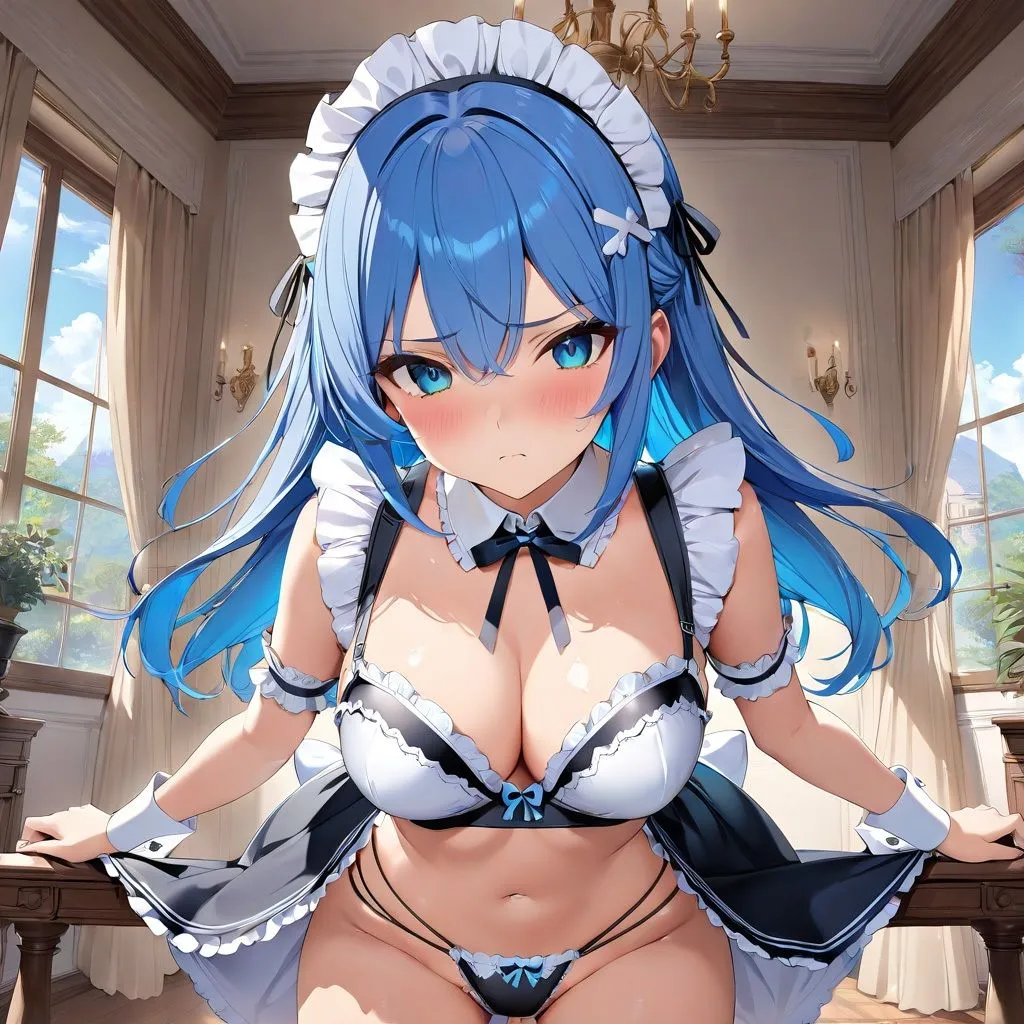 ウチのメイドか下着を見せたがって困るんだけど・・・3