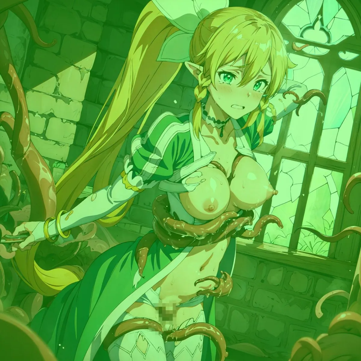 異種姦フェアリィダンス リーファ敗北異種姦CG集