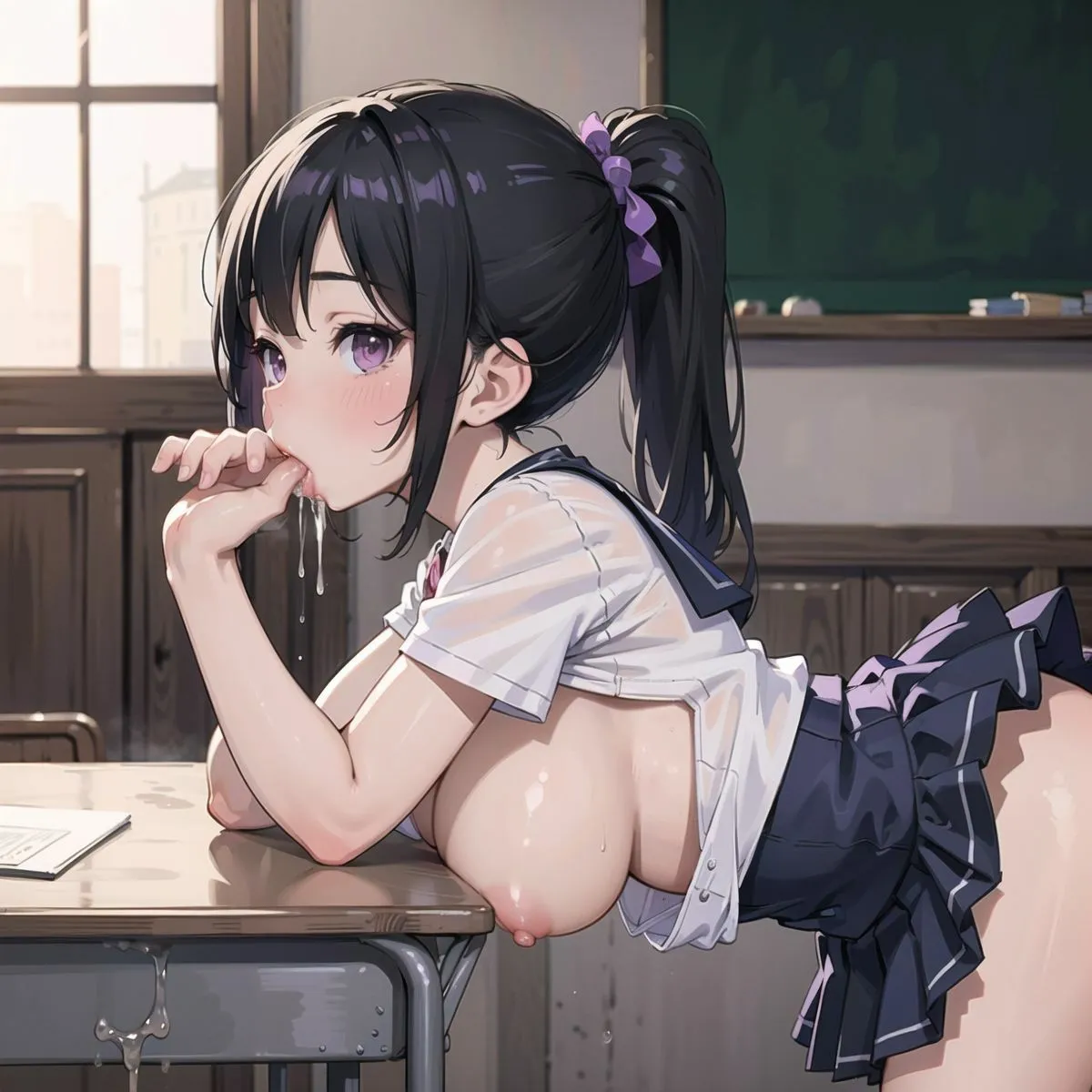 デリヘル呼んだら巨乳になった幼馴染が来てくれたので何度も中出しする4