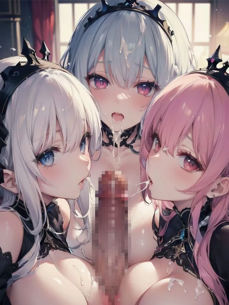 巨乳王女とハーレムエッチ3