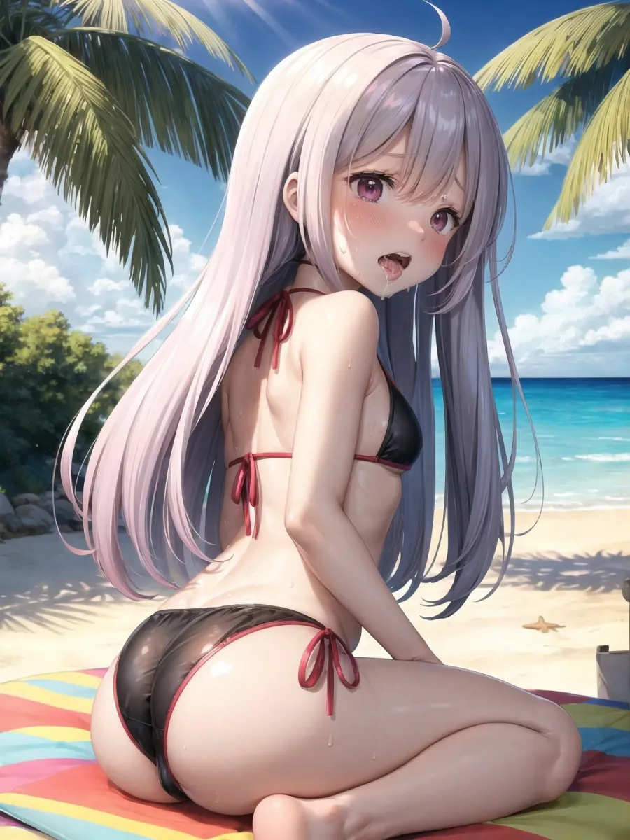 ろり少女ビキニ撮影会たっぷり中出し汗だくえっち2