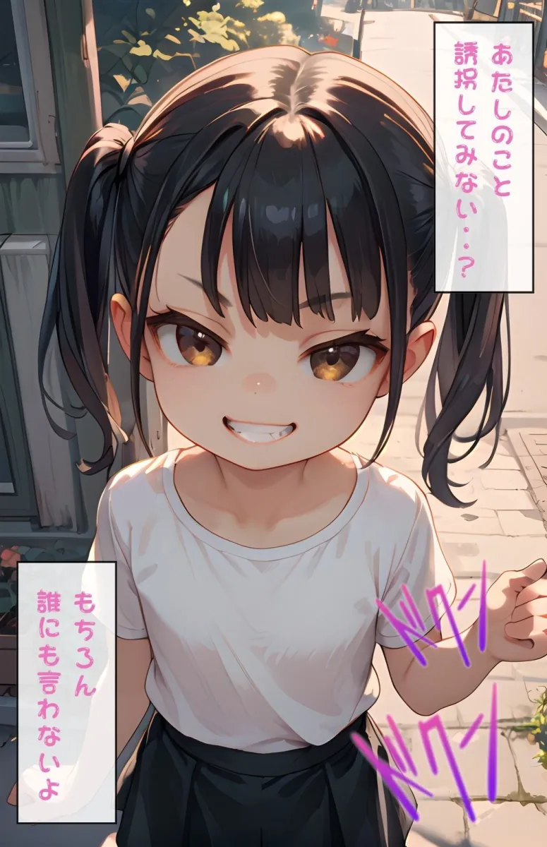 つるぺたメスガキおじさんを誘惑