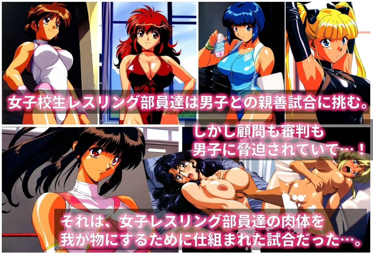 支配された女子レスリング部 仕組まれた親善試合レイプ