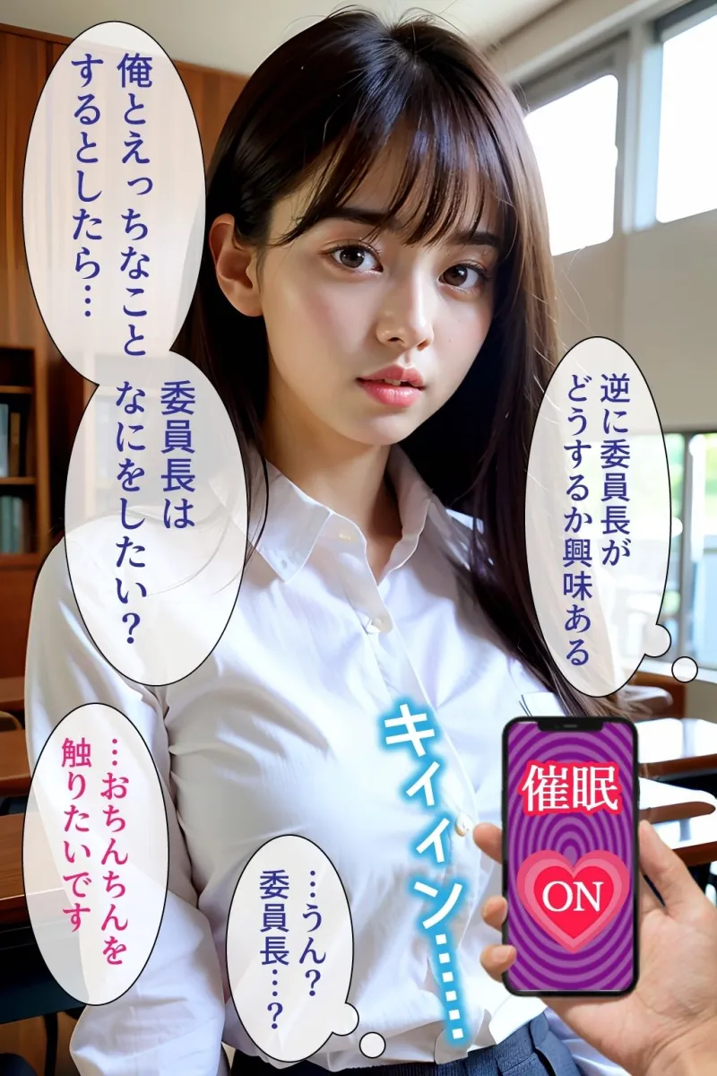 【R18厳選版ベスト50】催眠アプリで調教無双5:委員長編