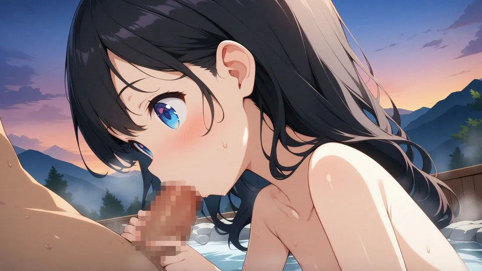 温泉でくぱぁしながら挑発してくるメスガキにわからせてやった 25