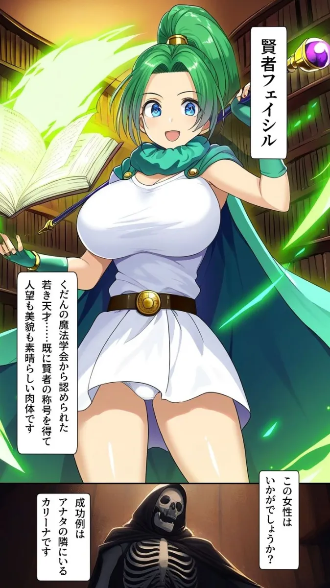 肉体盗賊ギルド〜女賢者の肉体強奪！！暗黒武闘家へ強制転職〜