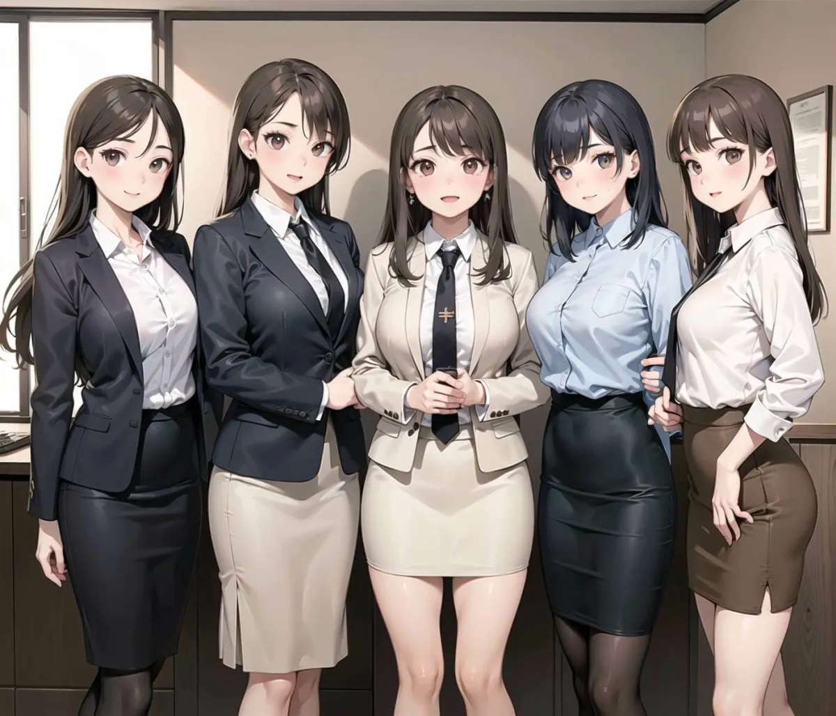 全部中に出して…？美人秘書課を催眠支配！2【美麗CG200枚収録】