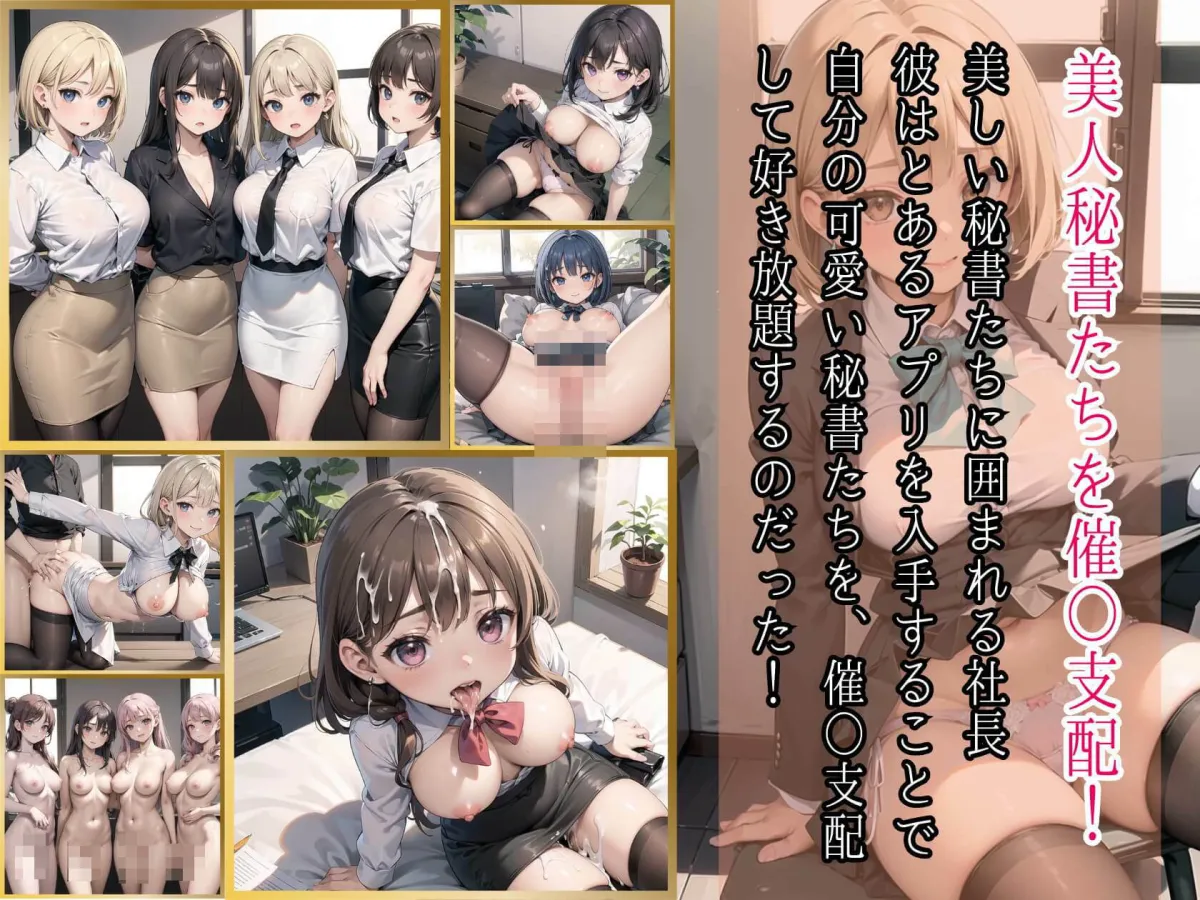 全部中に出して…？美人秘書課を催眠支配！6【美麗CG200枚収録】