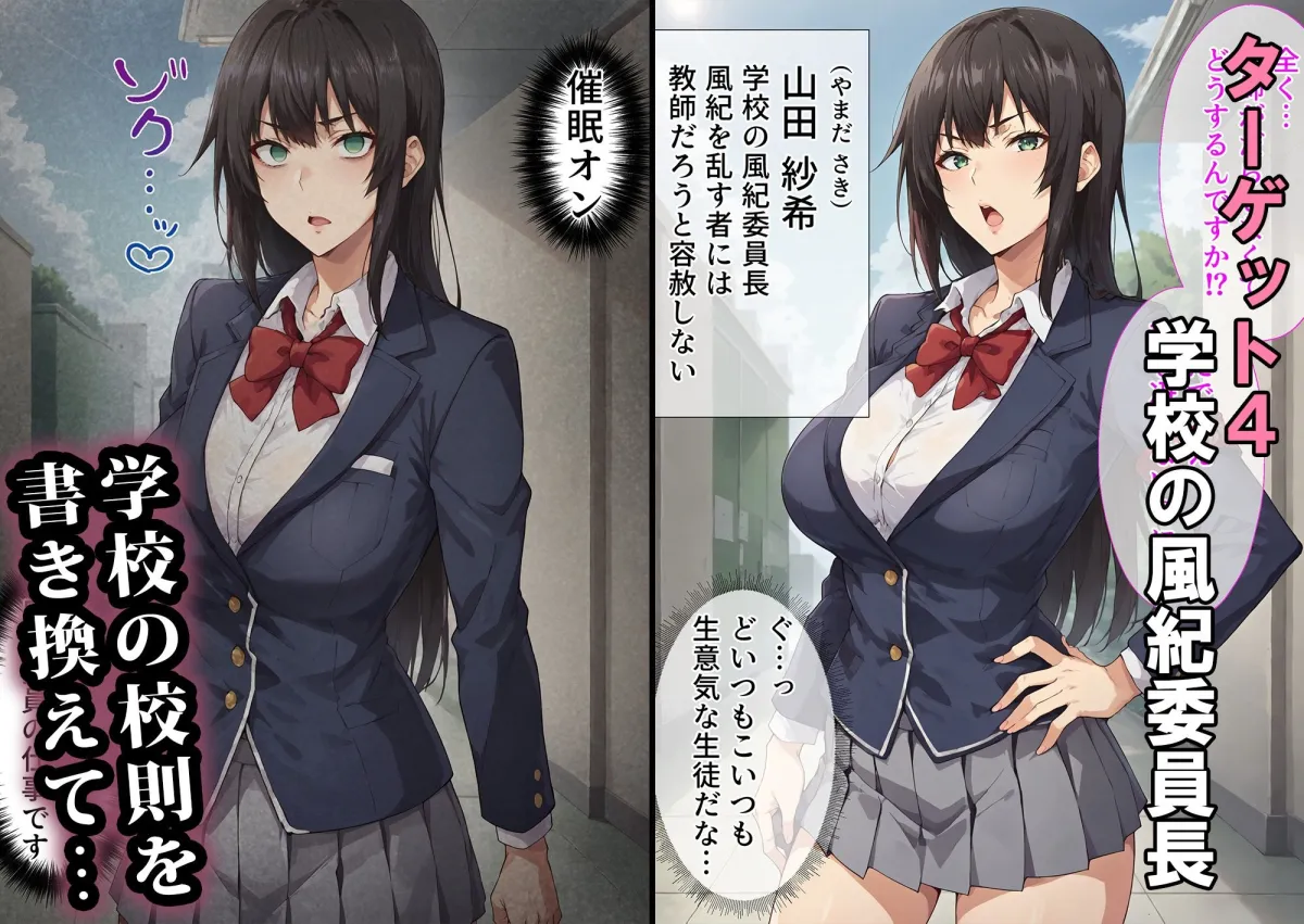 催眠おじさんに支配された女達〜女子校生編