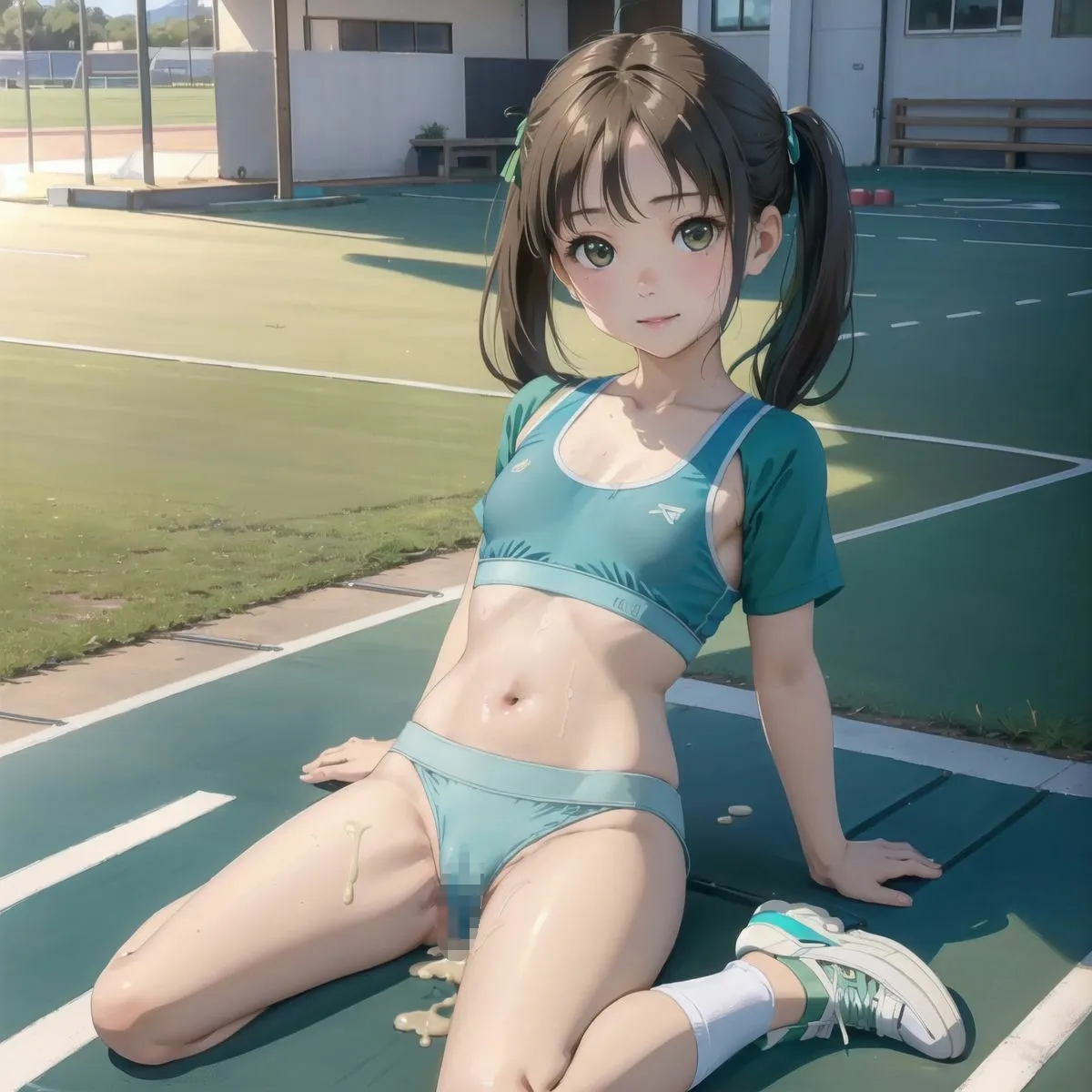 【200枚】セックスは最高のトレーニングだ！！ドスケベ顧問が率いる美少女ロリっ子陸上部3日目