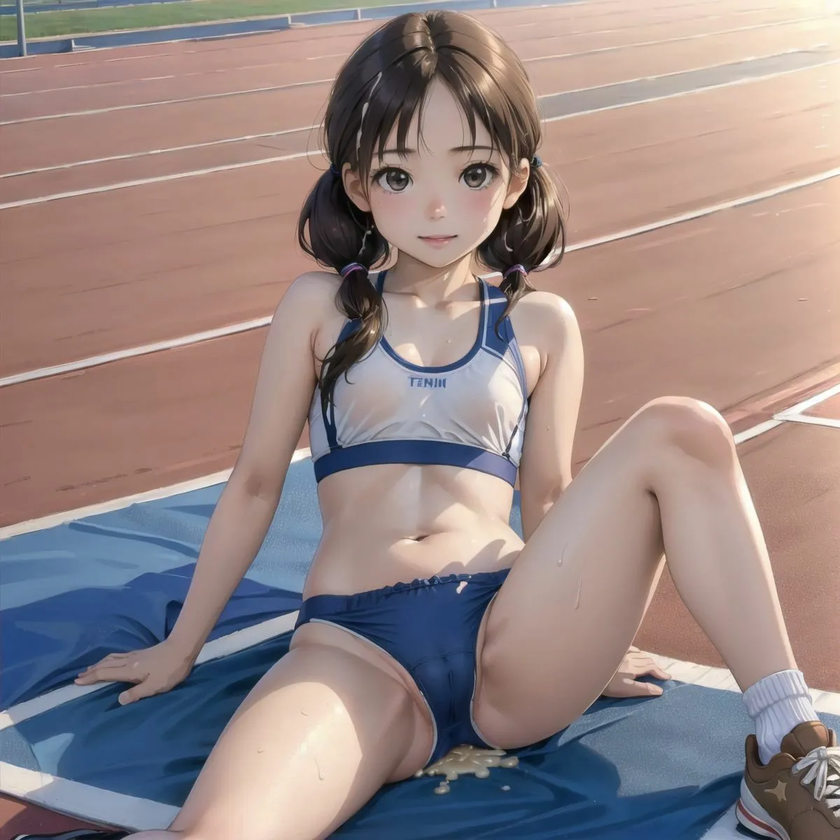 【200枚】セックスは最高のトレーニングだ！！ドスケベ顧問が率いる美少女ロリっ子陸上部3日目