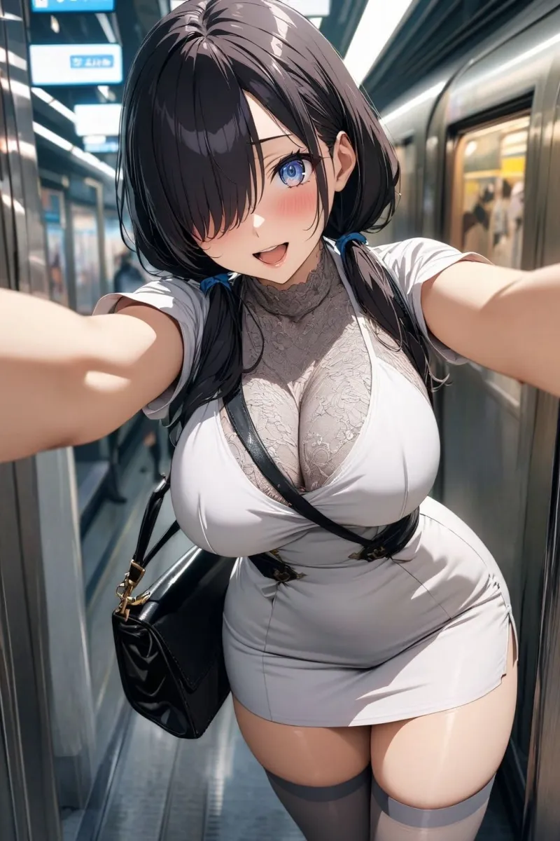 60キャラ 私服→ナース服 即オチ2コマ