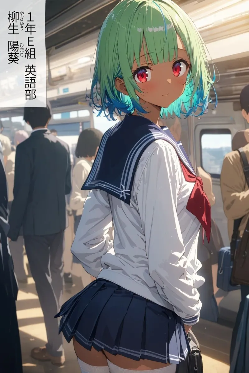 60キャラ セーラー服 即オチ2コマ