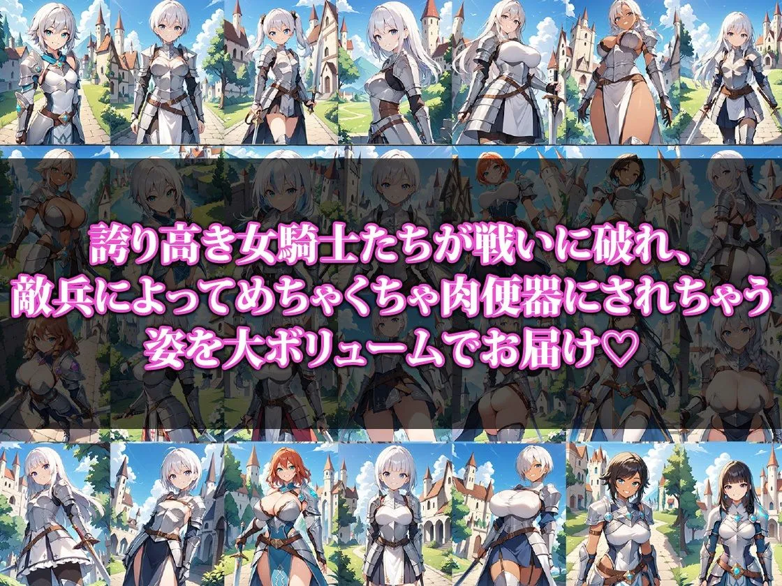 女騎士さん敗北して肉便器になる