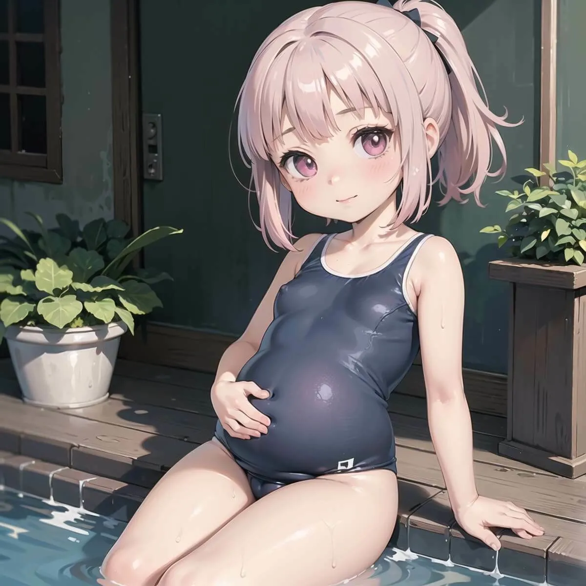 スク水ちっぱい娘を孕ませ！！8【美麗CG厳選200枚収録】