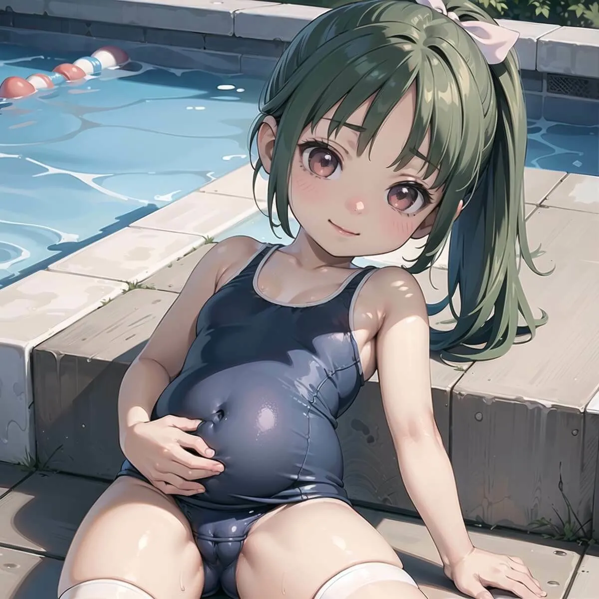 スク水ちっぱい娘を孕ませ！！9【美麗CG厳選200枚収録】