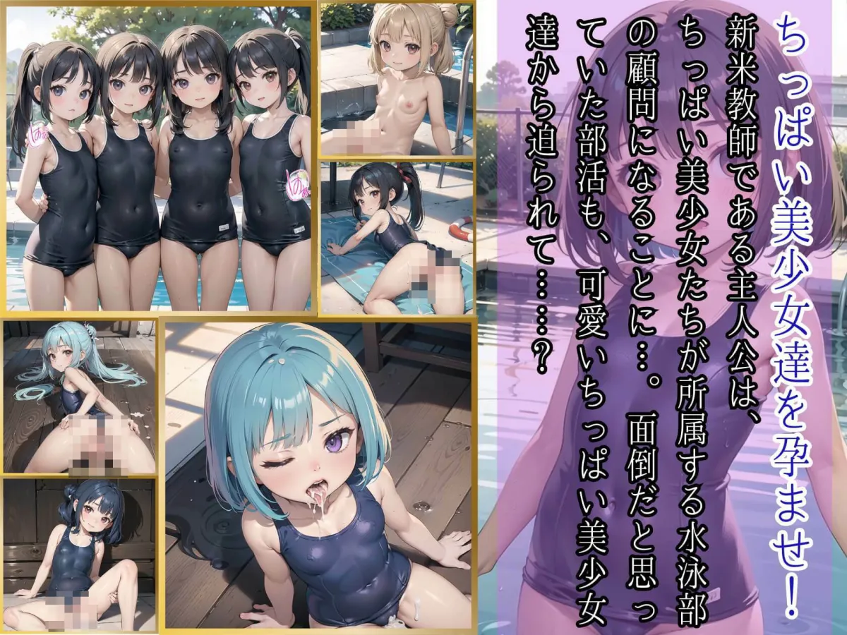 スク水ちっぱい娘を孕ませ！！11【美麗CG厳選200枚収録】