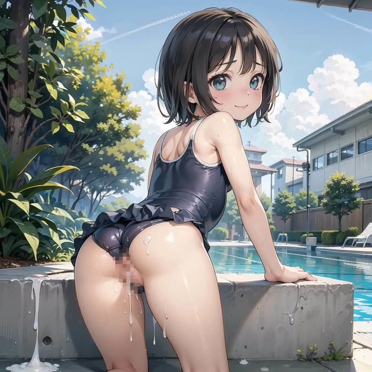 スク水ちっぱい娘を孕ませ！！12【美麗CG厳選200枚収録】