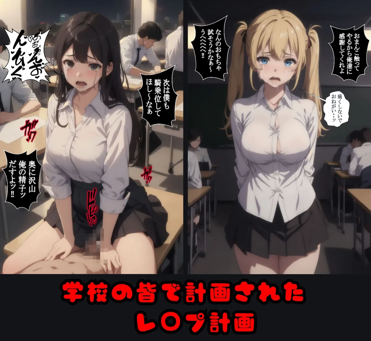 お前ら俺らの肉便器 レイプ学園 学校の男子達の欲望のままに