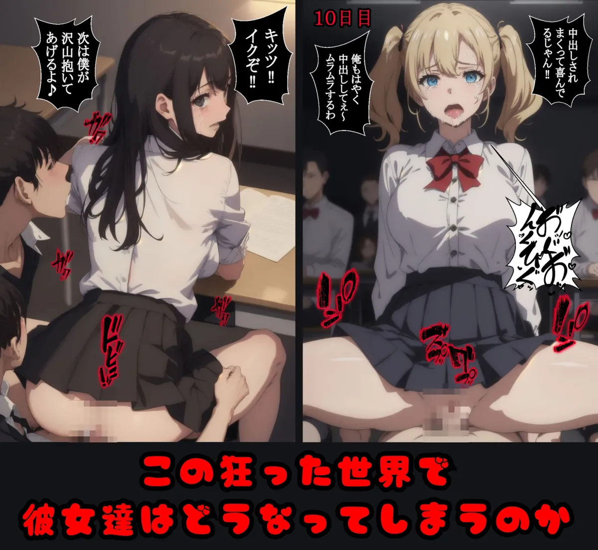 お前ら俺らの肉便器 レイプ学園 学校の男子達の欲望のままに