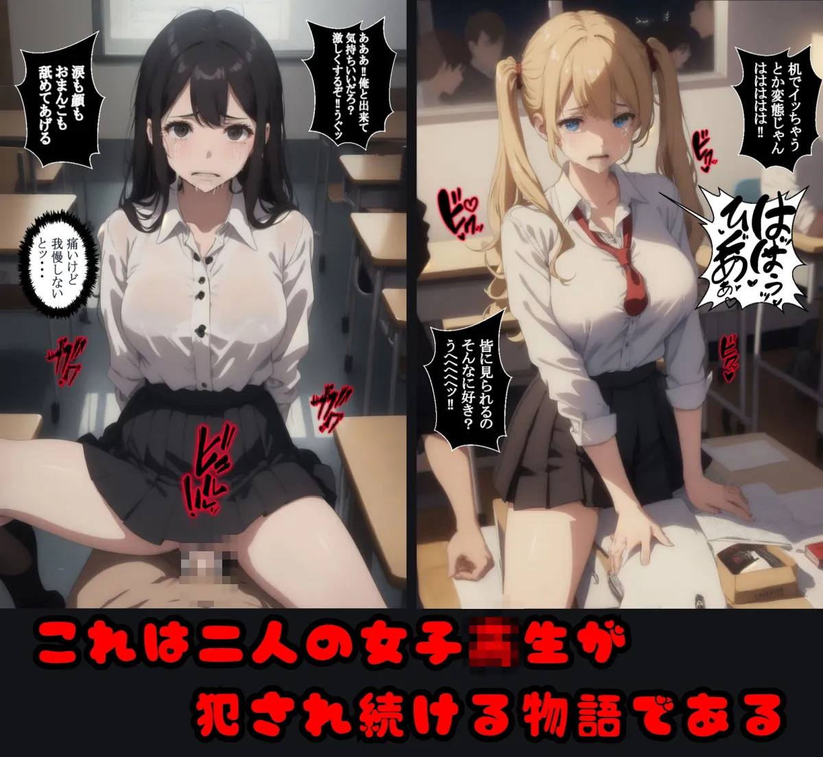 お前ら俺らの肉便器 レイプ学園 学校の男子達の欲望のままに