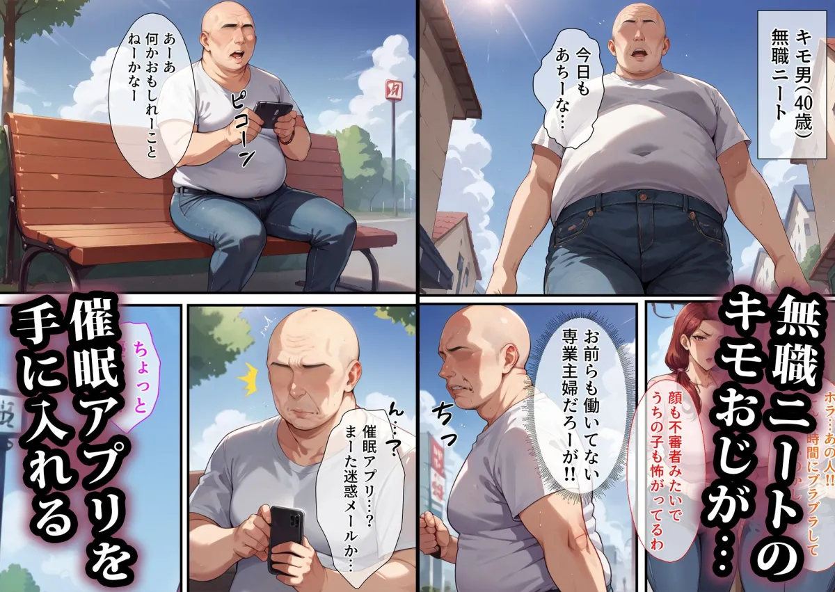 催眠おじさんに支配された女〜人妻寝取り編