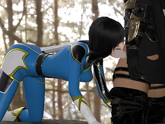 女戦隊ヒーローが敗北してフェラ奴隷に堕ちるまで