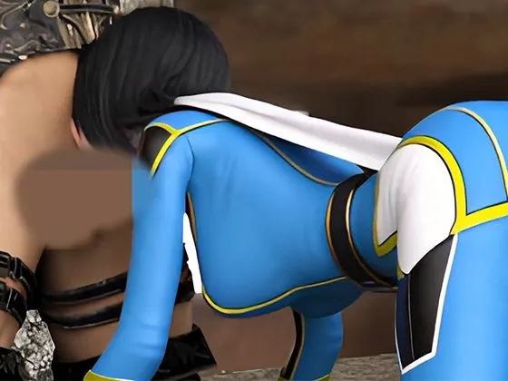 女戦隊ヒーローが敗北してフェラ奴隷に堕ちるまで