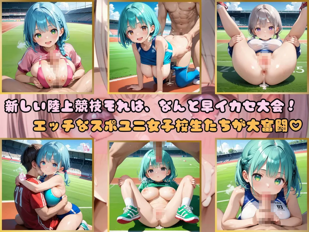 新・陸上競技！早イカセ大会！3【美麗CG228枚収録】
