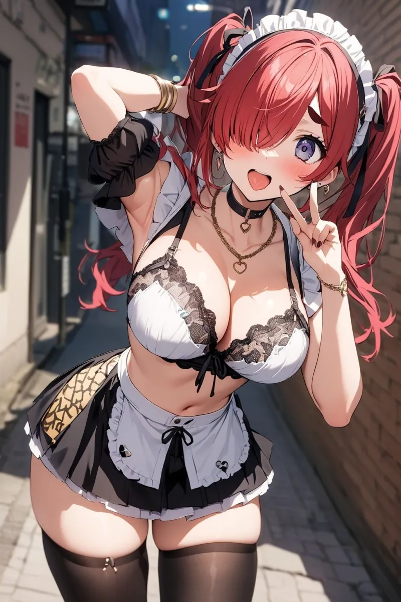 60キャラ ギャルメイド 即オチ2コマ