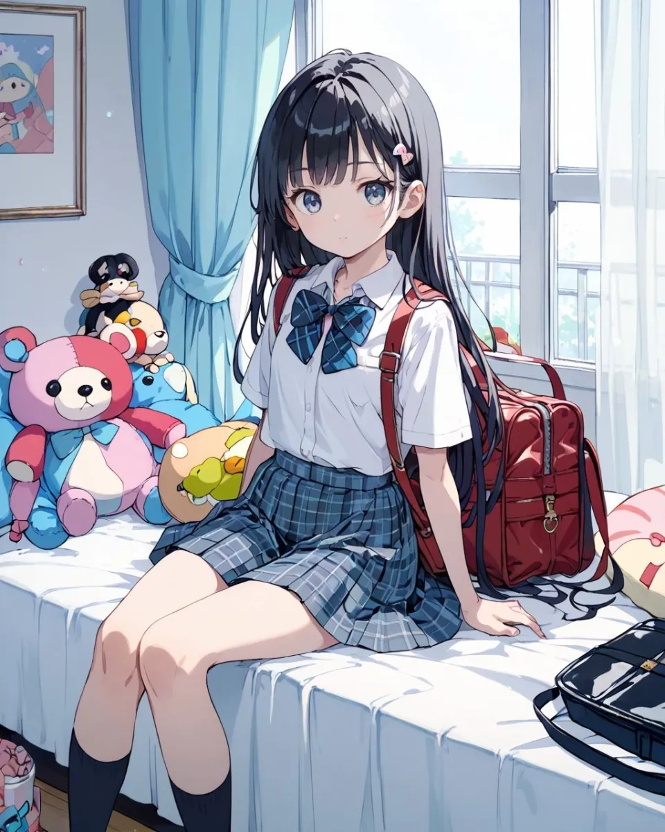 通勤中に出会う大人しそうな女子校生に中出ししてみた