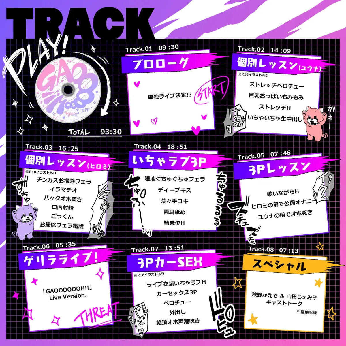 【特価110円】地下アイドルなめんな！〜巨乳JKギャルと変態不思議ちゃんをぢゅぷちゅぱプロデュース♪いちゃラブ3Pで復讐性交！？〜