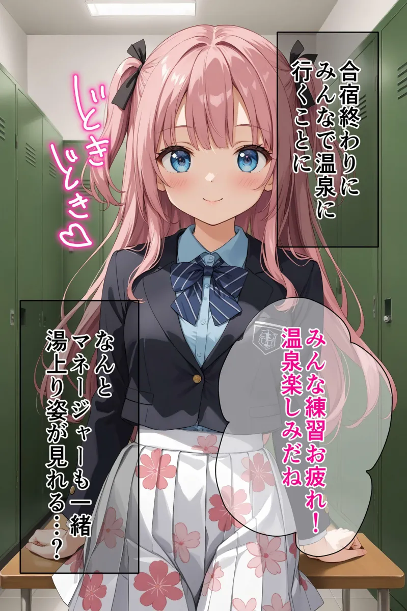 部活終わりに温泉に行ったら混浴温泉だった？【4K高画質】