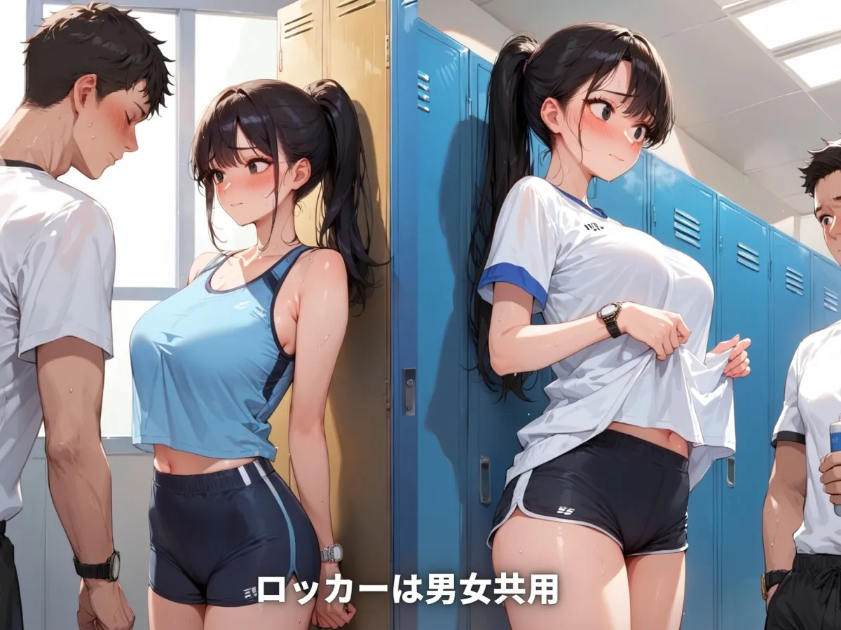 汗だくバレー部【NTR】