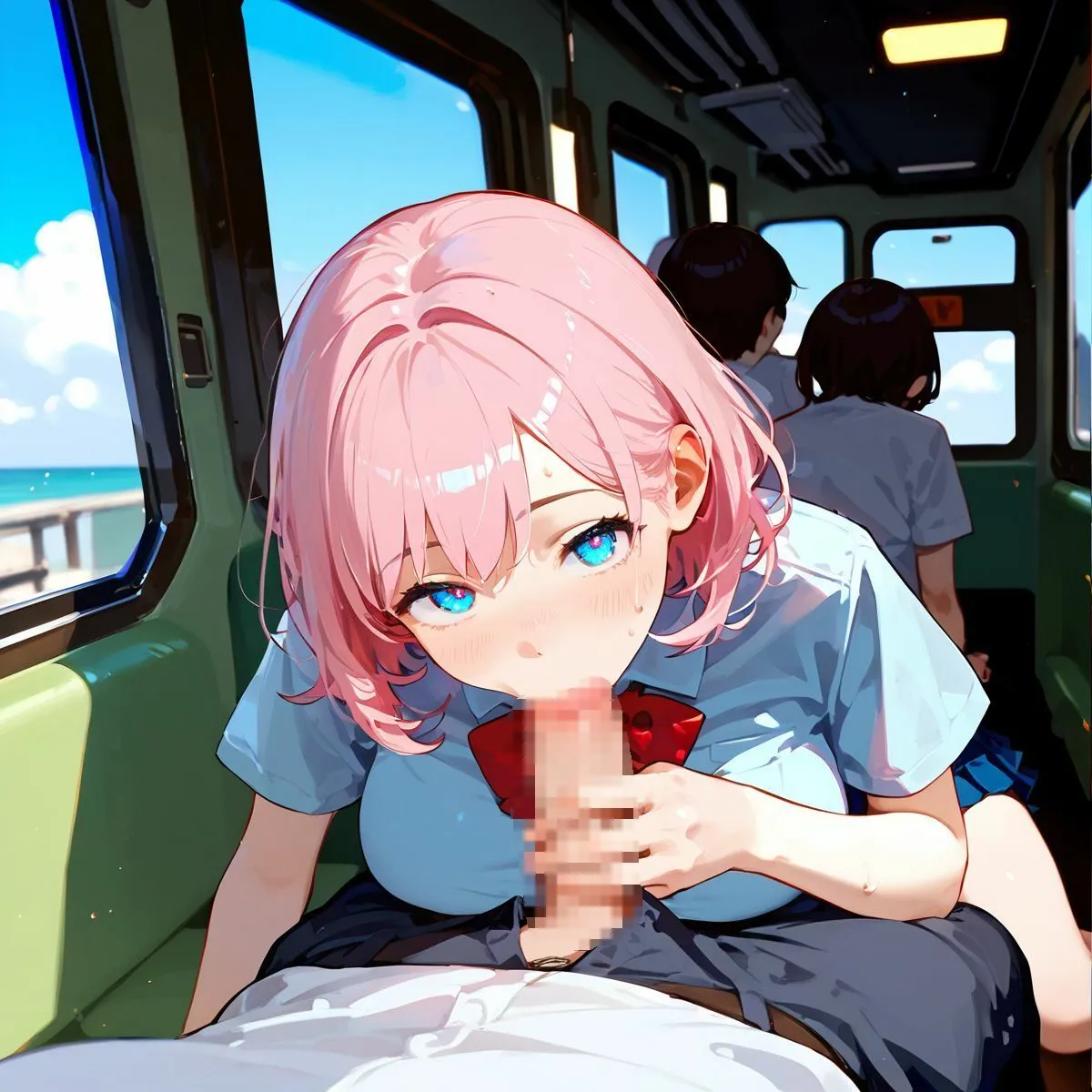 逆痴漢！中出し専用JK車両05