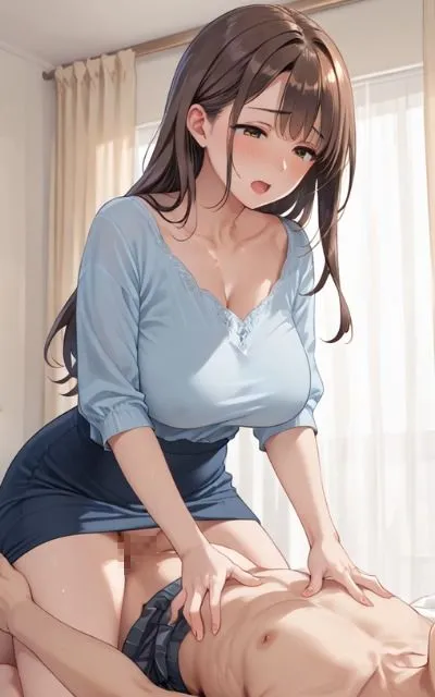 巨乳ママの誘惑 禁断の中出し親子セックス