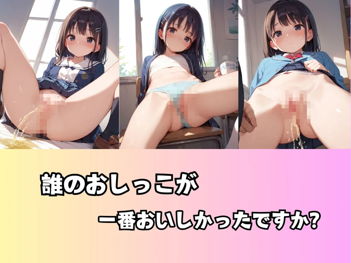 つるぺた放尿少女「いっぱい飲んでね」