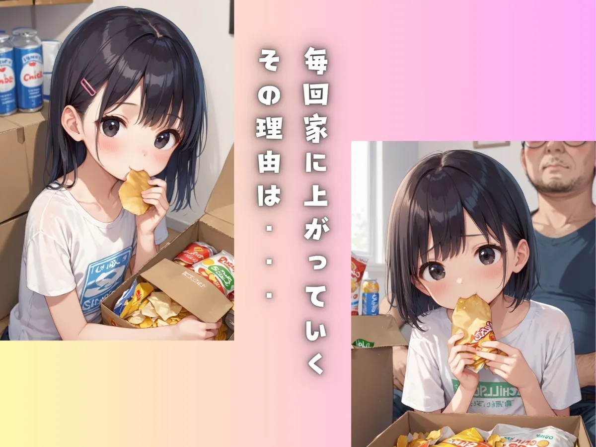 つるぺた配達員が自ら肉便器:私を食べて